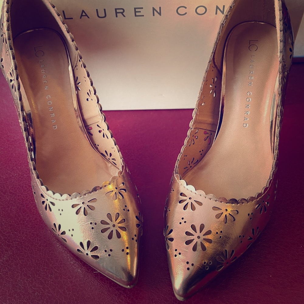 Lauren Conrad Rose Gold Heels